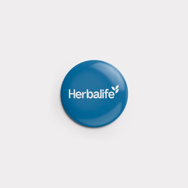Mini-Button "Herbalife" 32 mm (Laguna)