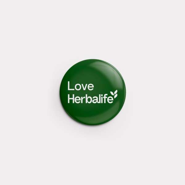 Mini-Button "Love Herbalife" 32 mm (Garden)